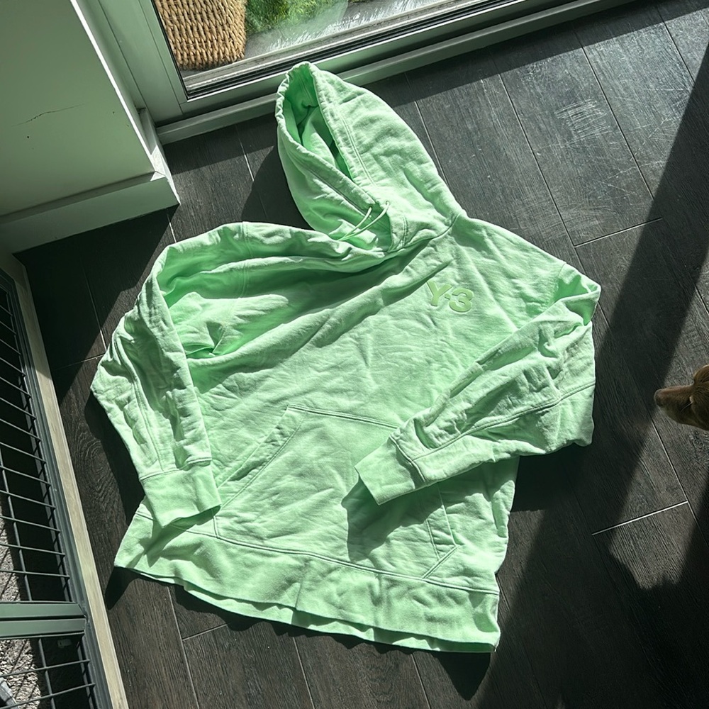 Y3 Hoodie mint green